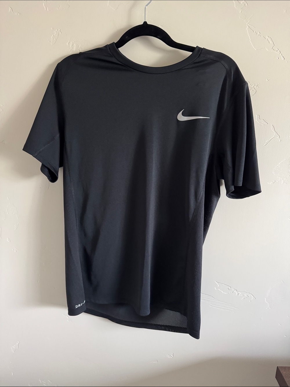 Nike running T-shirt dry fit. Black